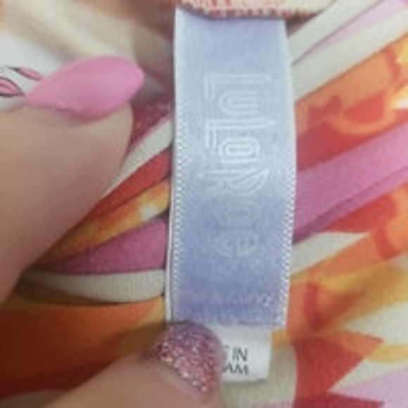 LulaRoe Disney Mickey and Minnie orange and yellow tall and curvy leggings - Picture 5 of 5